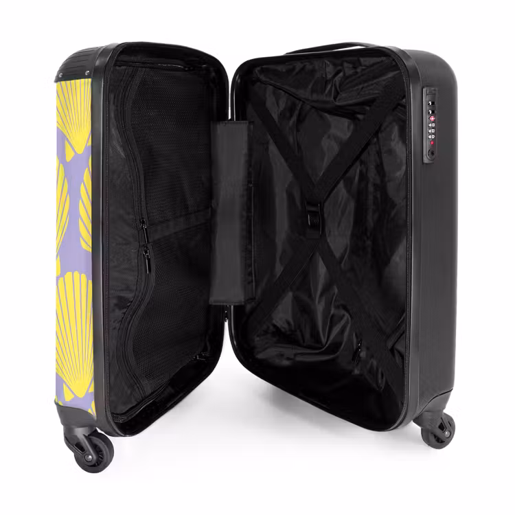 Suitcase - Patterns - Shell pattern in lavender — 3