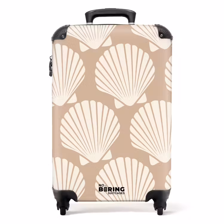 Suitcase - Patterns - Shell pattern in light beige — 1