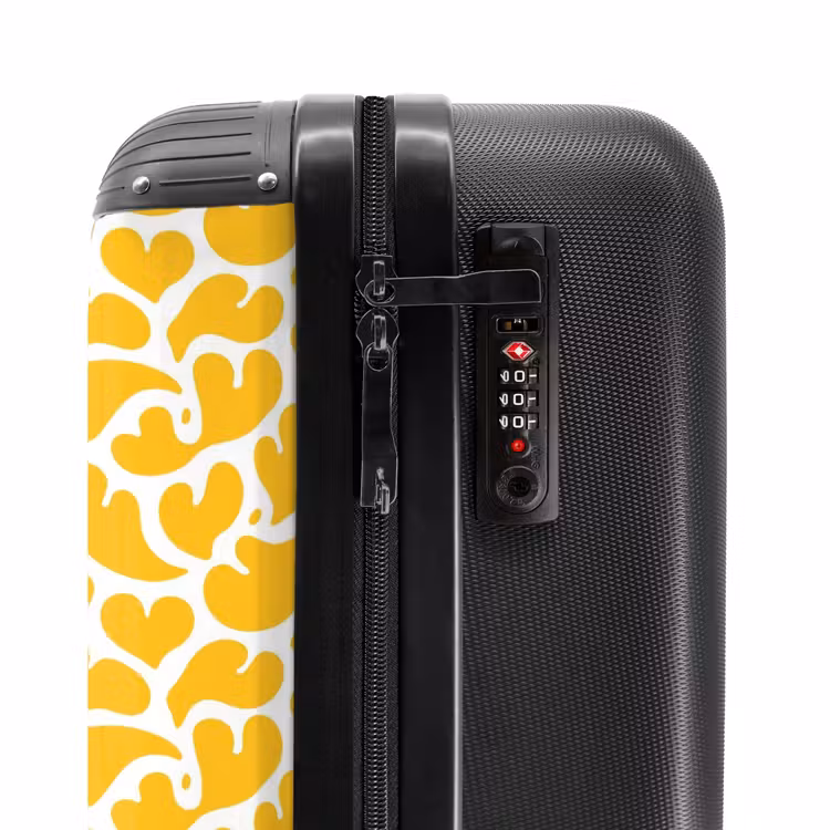 Suitcase - Patterns - Splashes of yellow — 5