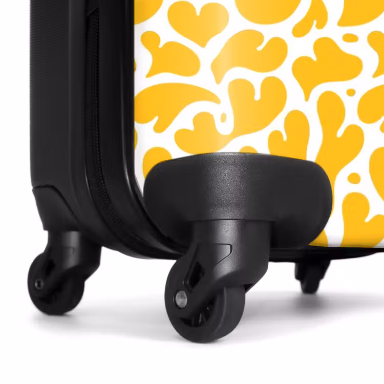 Suitcase - Patterns - Splashes of yellow — 6