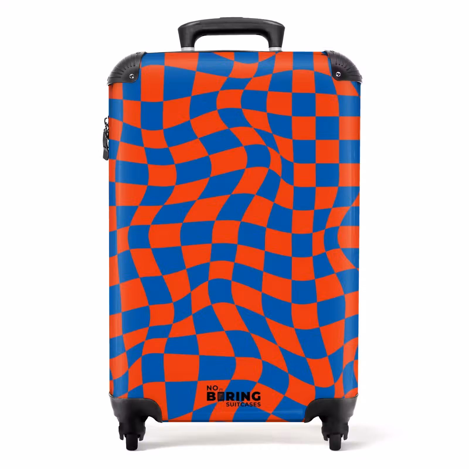 Suitcase - Patterns - Optical illusion in red and blue — 1