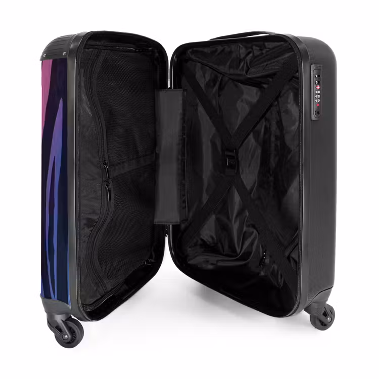 Suitcase - Animal holo - Tiger print — 3