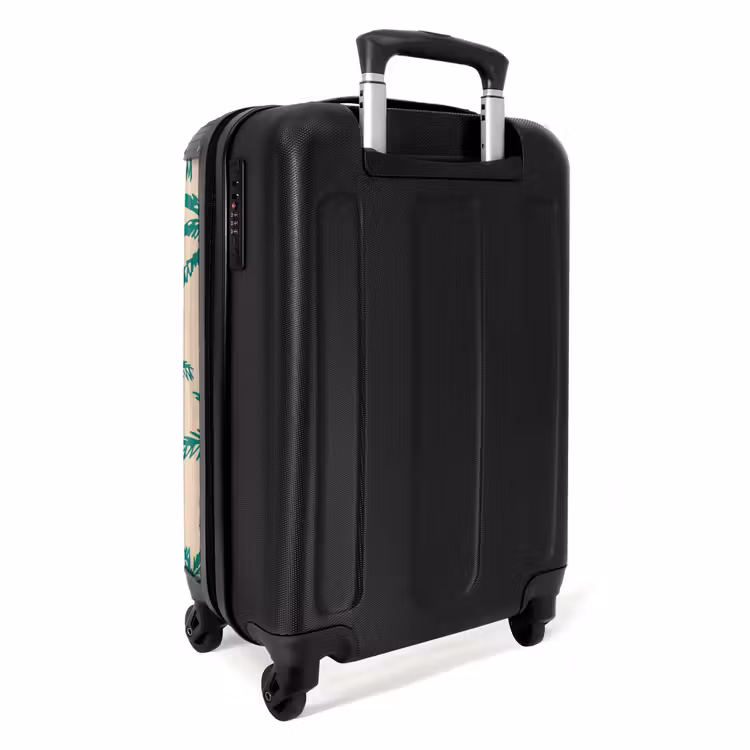 Suitcase - Patterns - Palm trees on beige — 2
