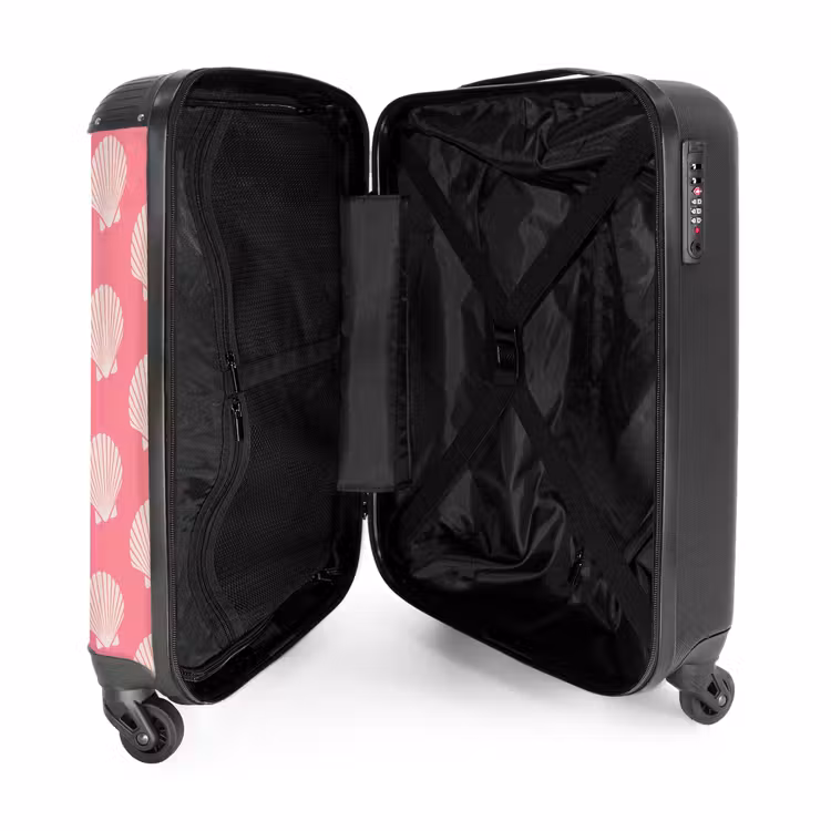 Suitcase - Patterns - Shell pattern in soft pink — 3