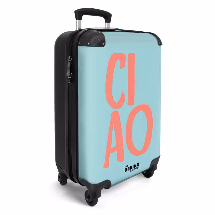 Suitcase - Quotes - Ciao aqua blue — 4