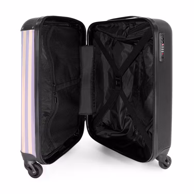 Suitcase - Quotes - Ciao pastel lilac and salmon color — 3