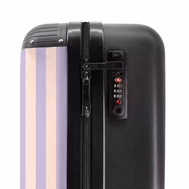 Suitcase - Quotes - Ciao pastel lilac and salmon color — 5