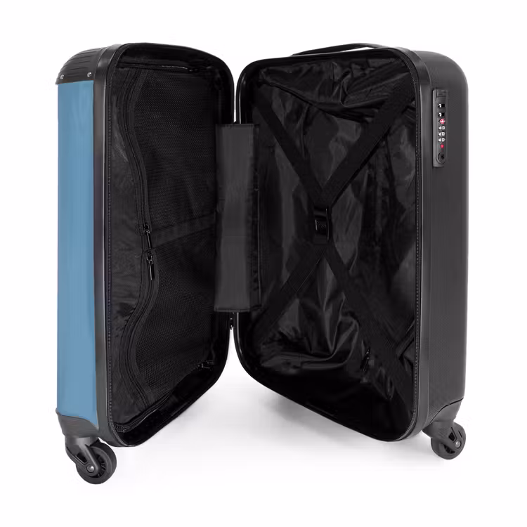 Suitcase - Quotes - Do what makes you happy air blue — 3