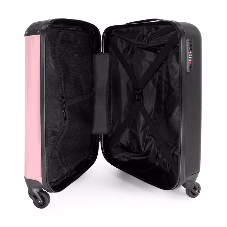 Suitcase - Quotes - Hola light pink — 3