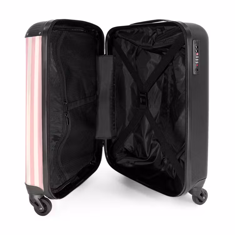 Suitcase - Quotes - Hola powder pink and light peach — 3