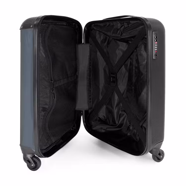 Suitcase - Tattoo style- Realistic scorpion on gray background — 3