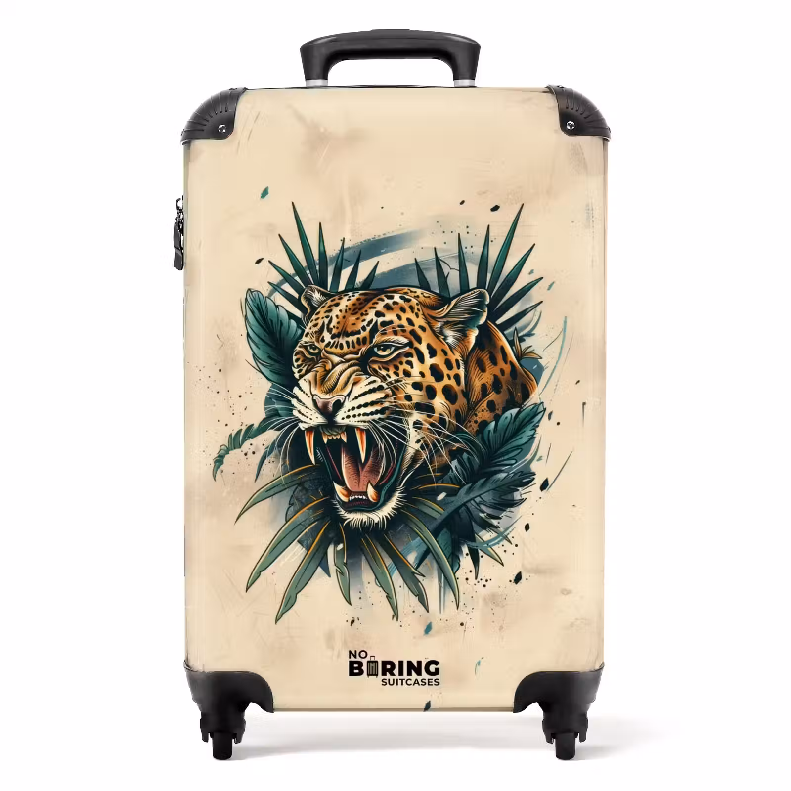 Suitcase - Tattoo style- The warring Leopard — 1