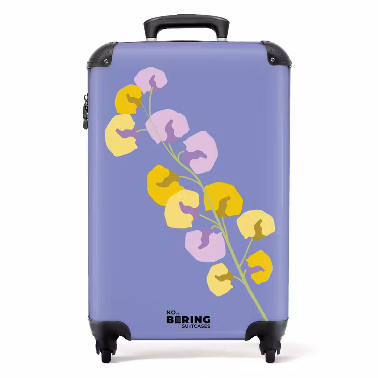 Suitcase - Summer memories - Branches with colorful flowers — 1