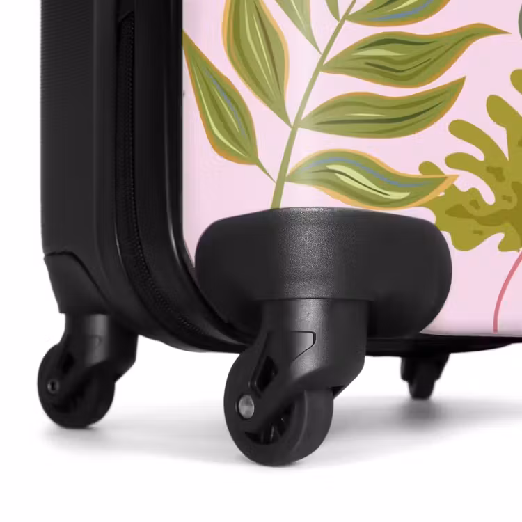 Suitcase - Summer memories - Tropical leaves and flowers — 6