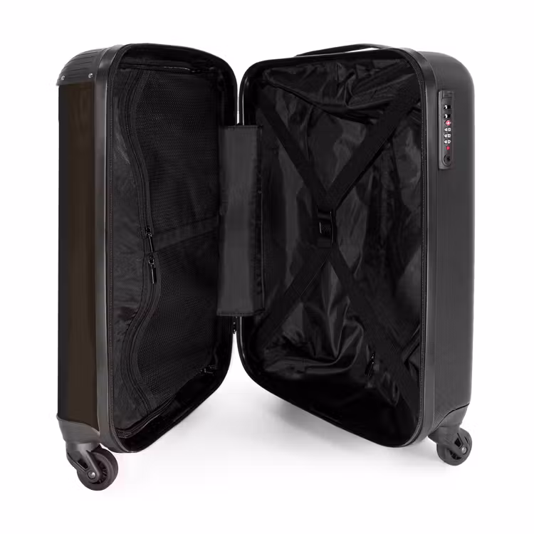 Suitcase - Tattoo style- Realistic snake on brown background — 3