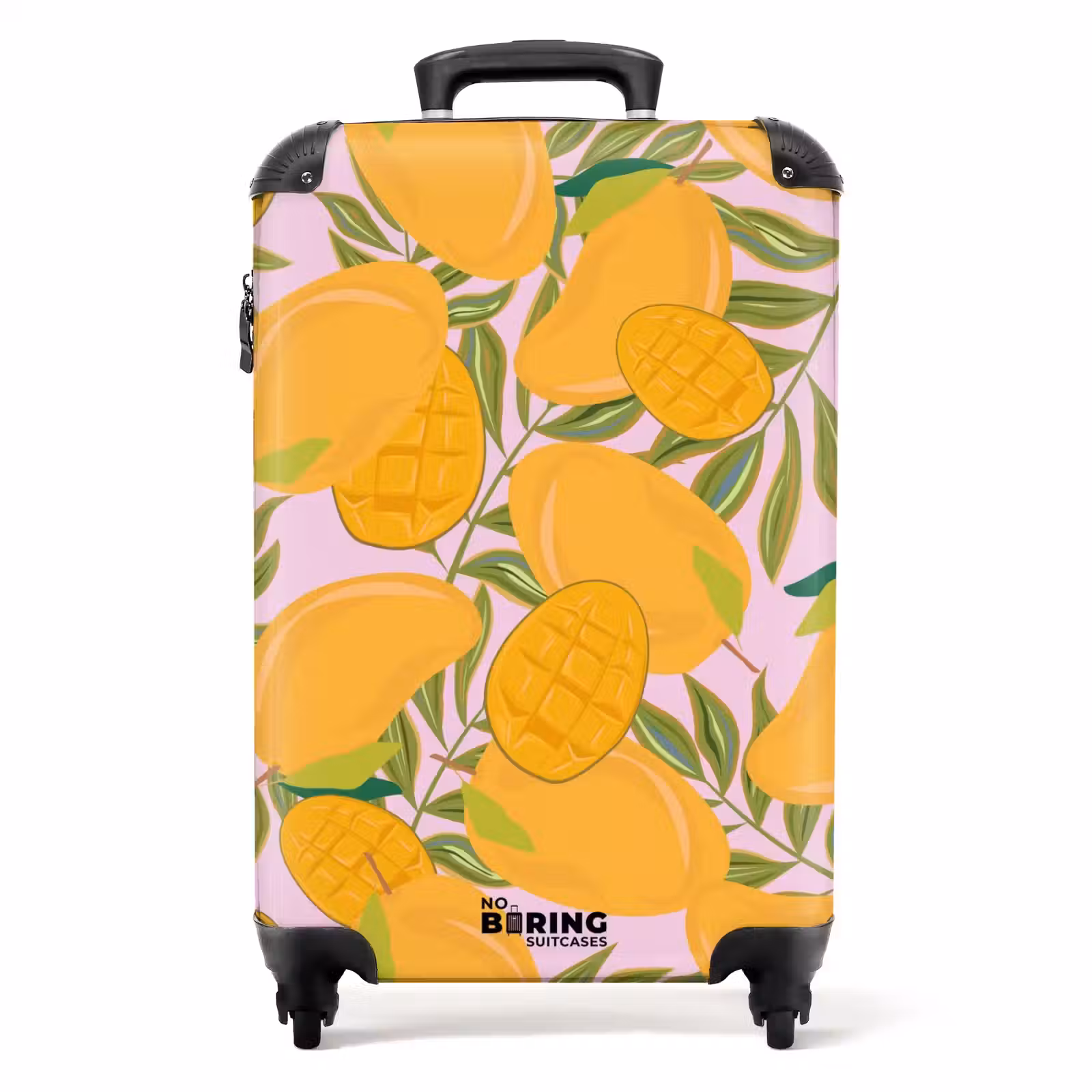 Suitcase - Summer memories - Mangoes on a pink background — 1