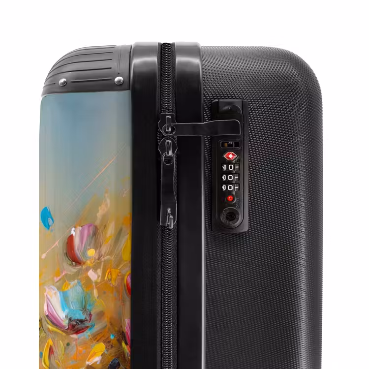 Suitcase - Flowers - Art - Nature - Oil painting — 5