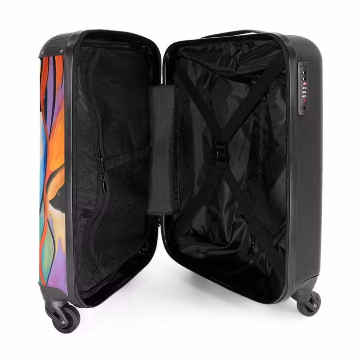 Suitcase - Head - Oil Painting - Colorful — 3