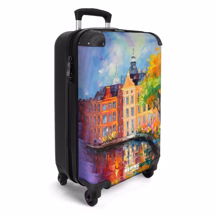Suitcase - Oil painting - Amsterdam - Art - Colorful — 4