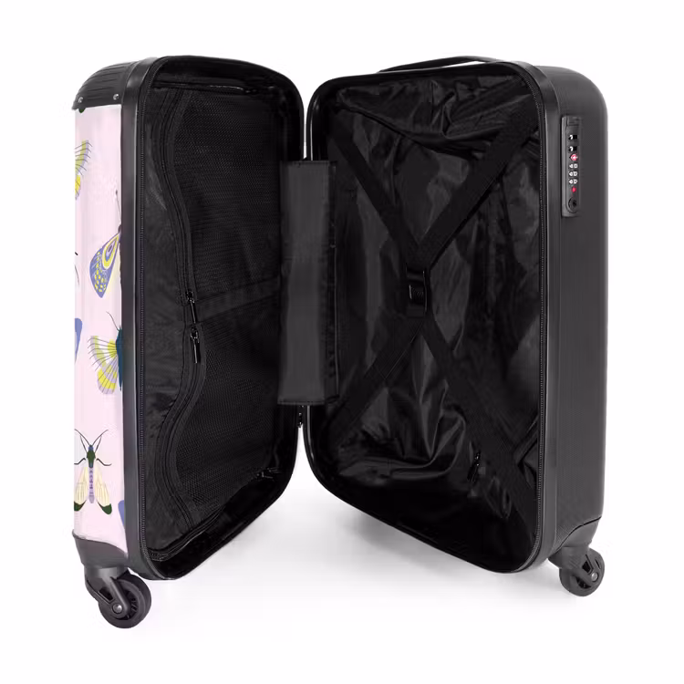Suitcase - Summer memories - Butterfly and insect pattern — 3
