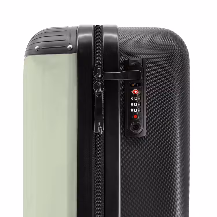 Suitcase - Summer memories - Butterfly with sage green colors — 5