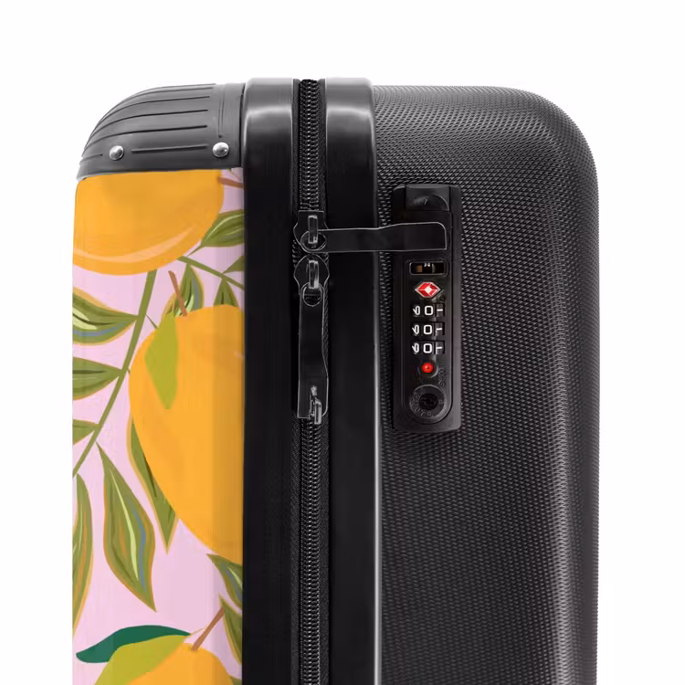 Suitcase - Summer memories - Mangoes on a pink background — 5