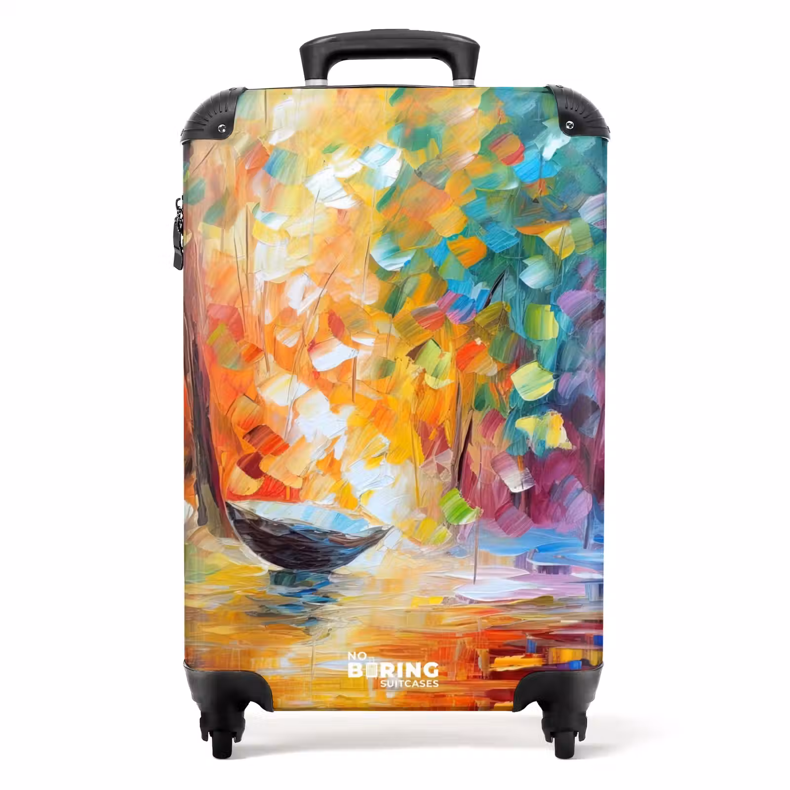 Suitcase - Colorful - Oil paint - Water - Boat — 1