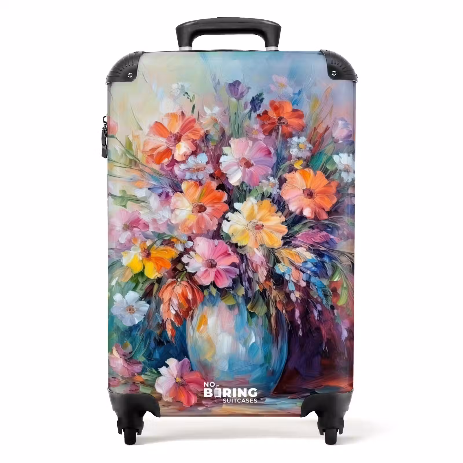 Suitcase - Flowers - Art - Painting - Spring - Bouquet — 1