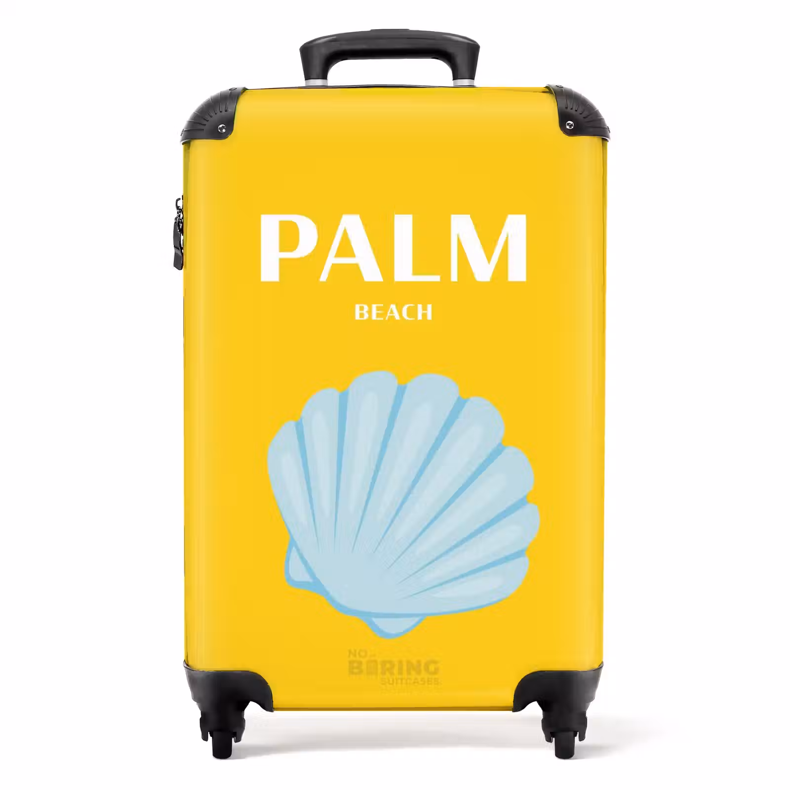 Suitcase - Summer destinations - Palm beach yellow — 1