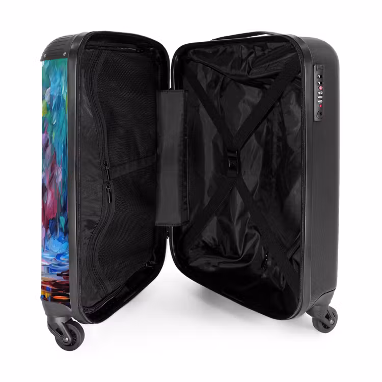 Suitcase - Colorful - Oil paint - Water - Boat — 3