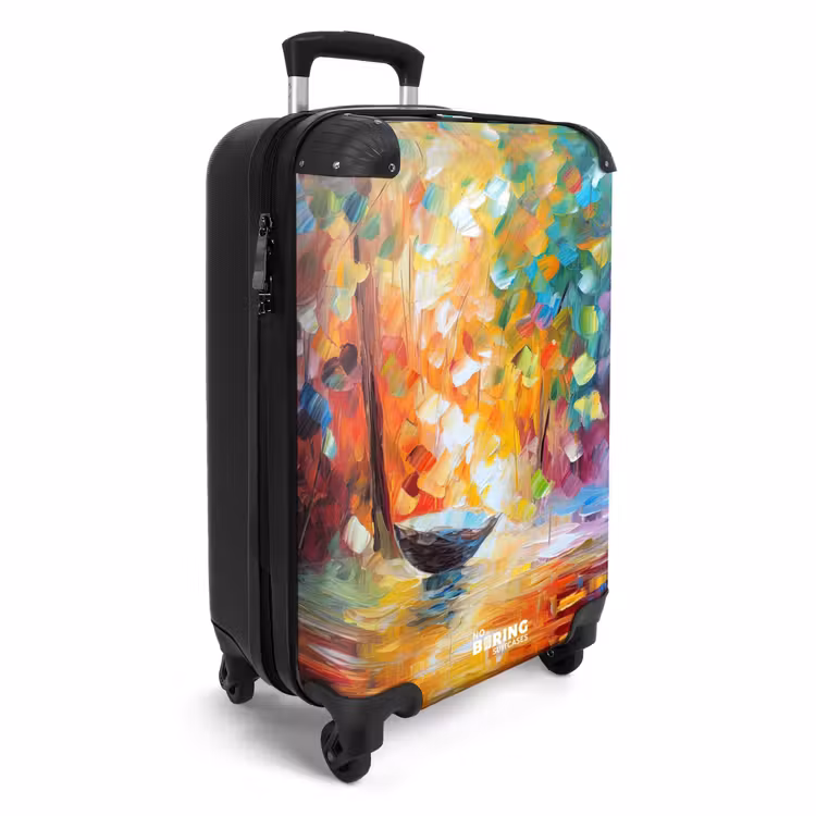 Suitcase - Colorful - Oil paint - Water - Boat — 4