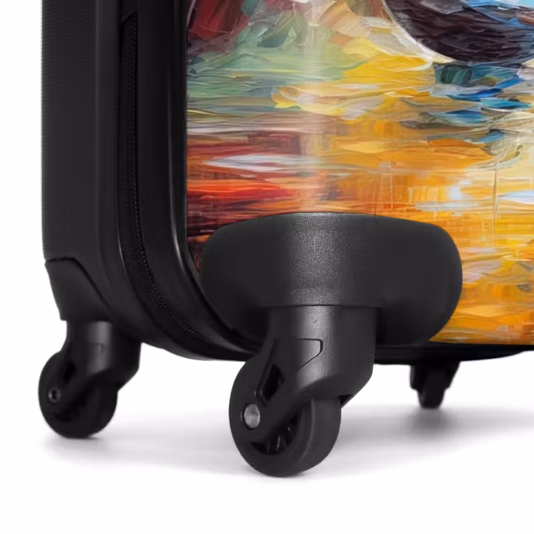 Suitcase - Colorful - Oil paint - Water - Boat — 6