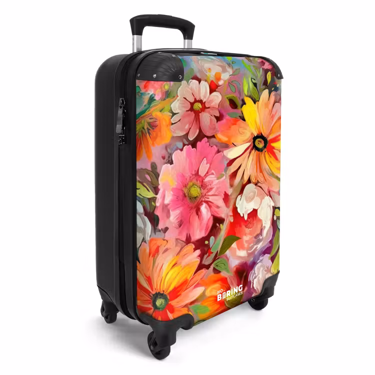 Suitcase - Flowers - Art - Painting - Botanical — 4