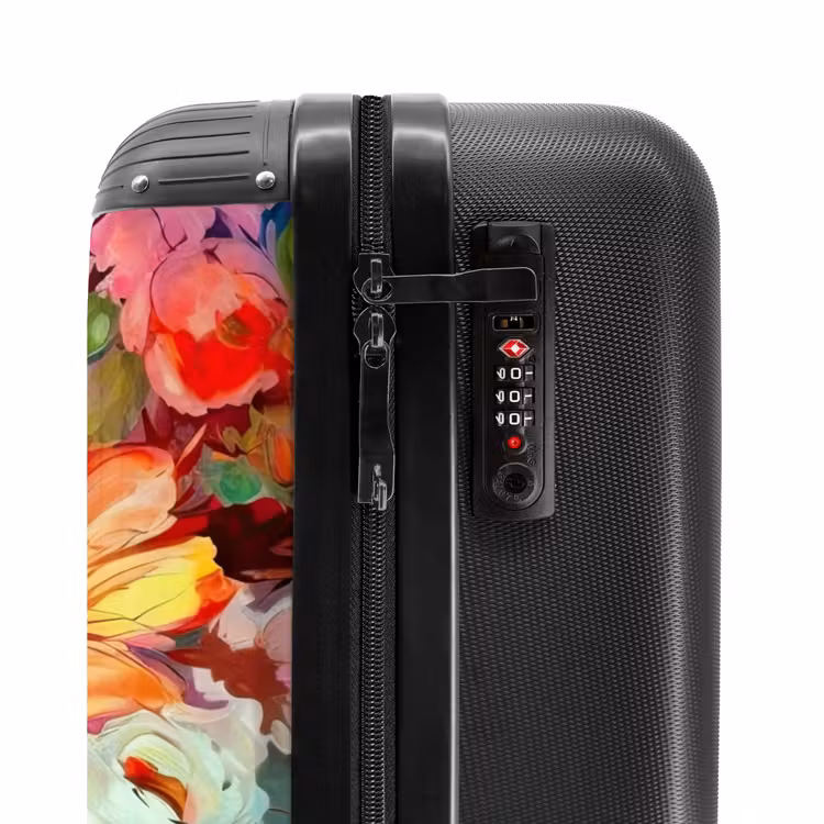 Suitcase - Flowers - Colorful - Art - Oil Painting — 5