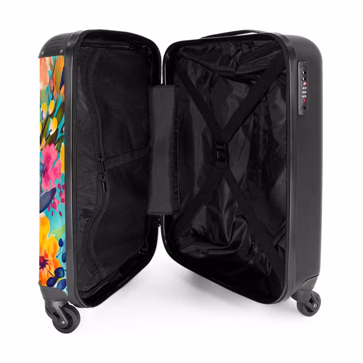Suitcase - Flowers - Oil Painting - Colorful - Nature — 3