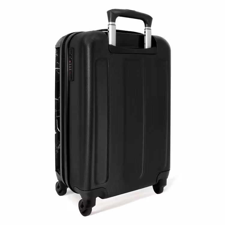 Suitcase - Marble print - Black - Letter G — 2