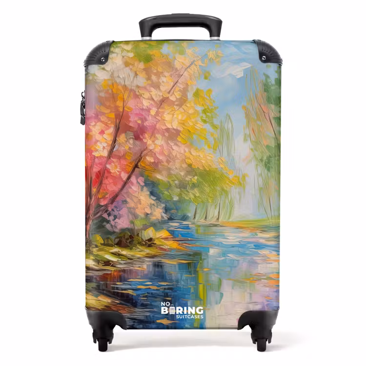 Suitcase - Oil painting - Landscape - Nature - Colorful — 1