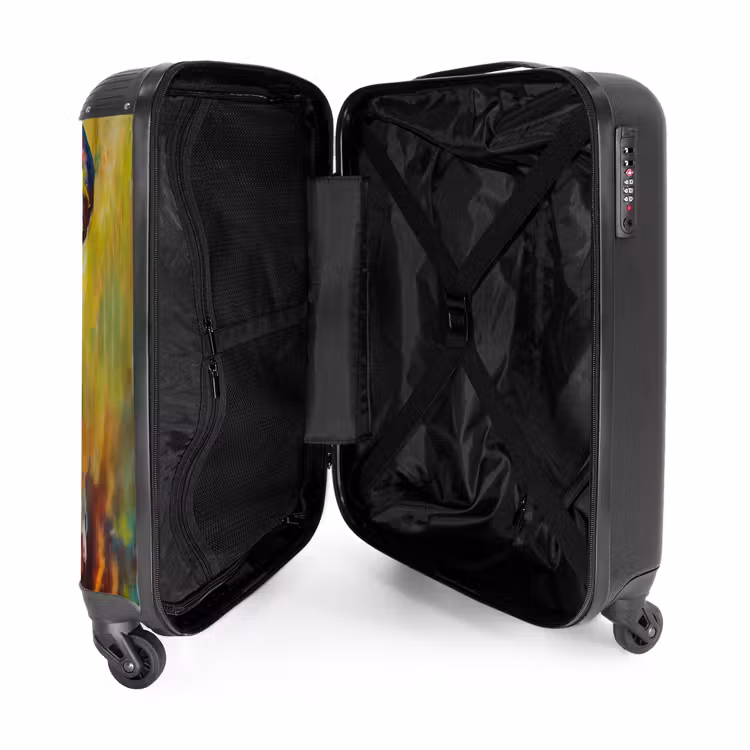 Suitcase - Portrait of an elephant as an oil artwork — 3