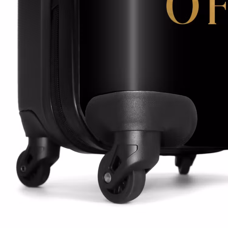 Suitcase - Quotes - Out of office - Gold - Holiday - Black — 6