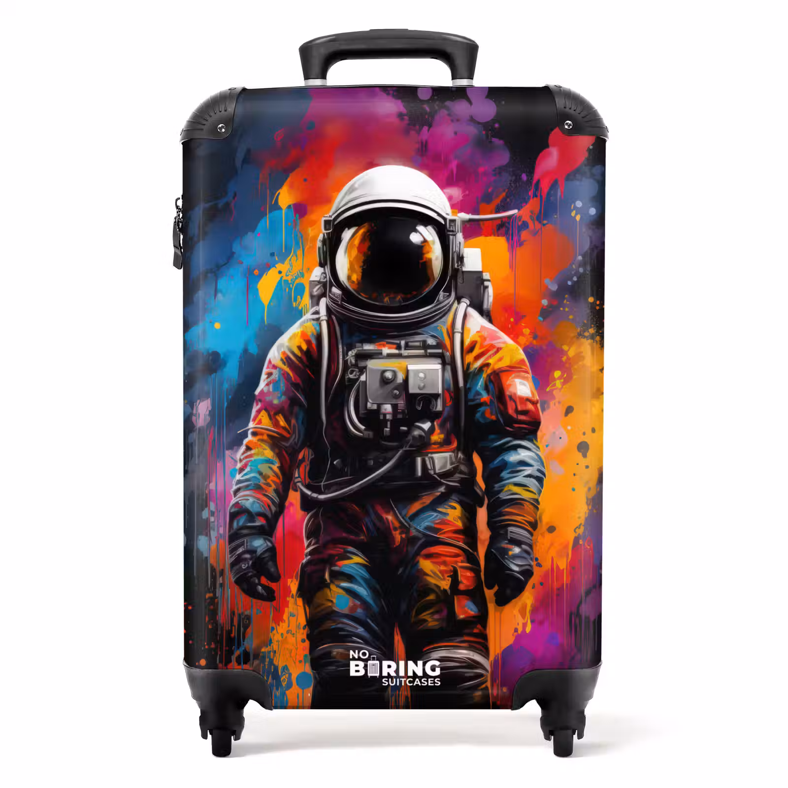 Suitcase - Astronaut surrounded by graffiti — 1
