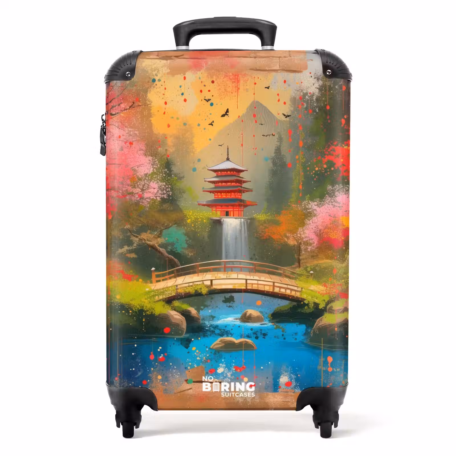 Suitcase - Japanese garden in graffiti style — 1
