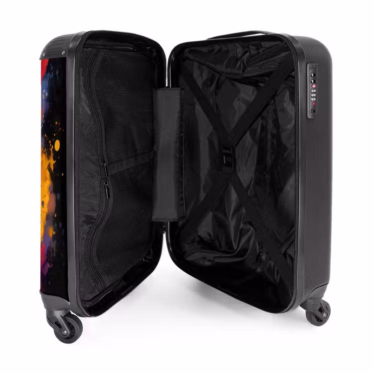 Suitcase - Astronaut surrounded by graffiti — 3