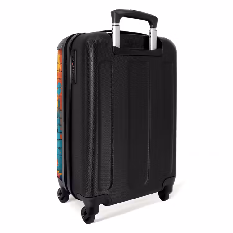 Suitcase - Colorful fox with coat in graffiti style — 2