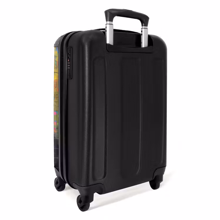 Suitcase - Colorful monkey with headphones in graffiti style — 2