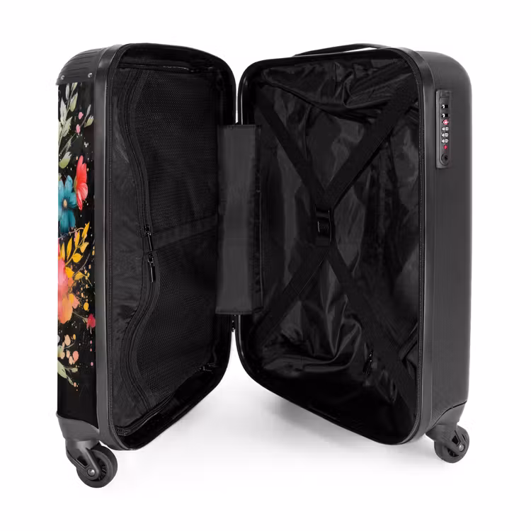 Suitcase - Flowers in graffiti style — 3