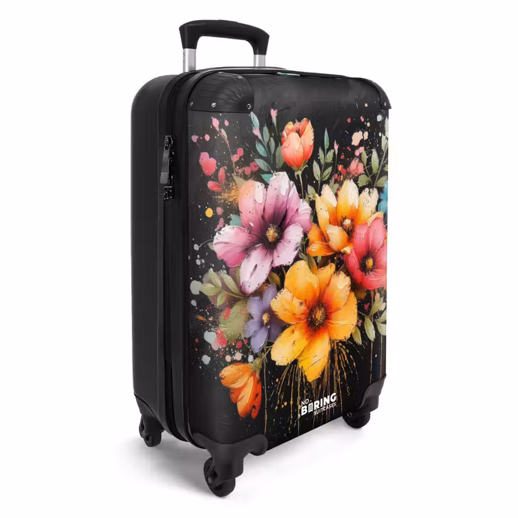 Suitcase - Flowers in graffiti style — 4