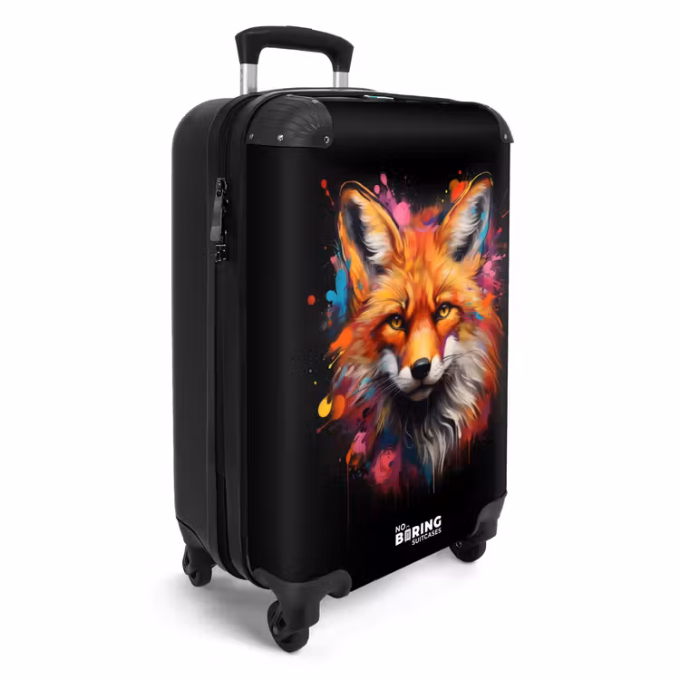 Suitcase - Fox as a street art piece — 4