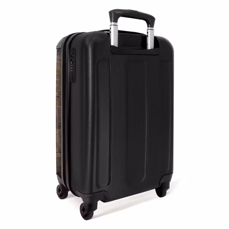Suitcase - Graffiti Scottish highlander with flowers — 2