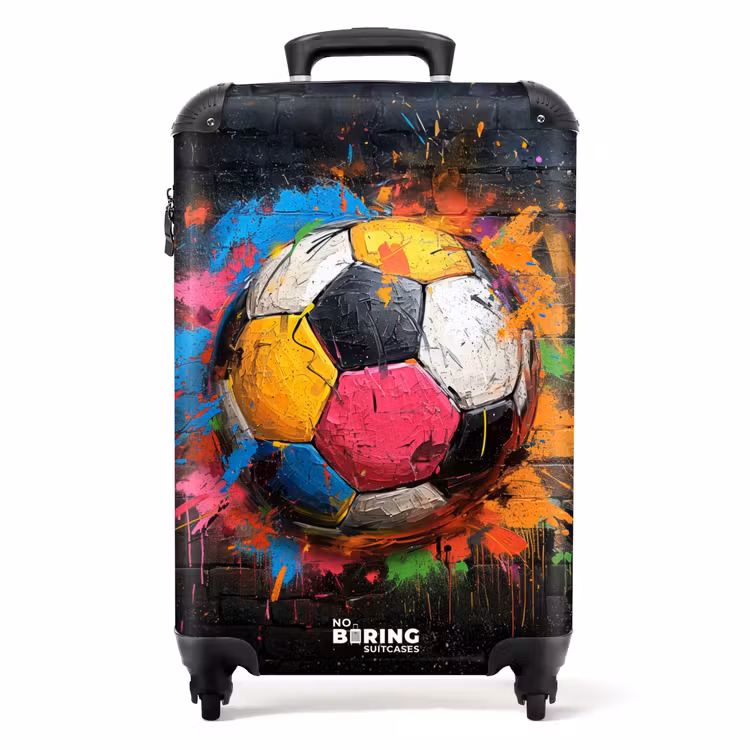 Suitcase - Graffiti soccer with bright colors — 1