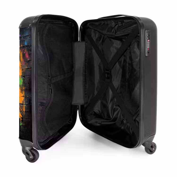 Suitcase - Graffiti soccer with bright colors — 3